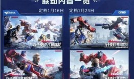 cf手游最新活动爆料变形金刚,全新活动震撼来袭！